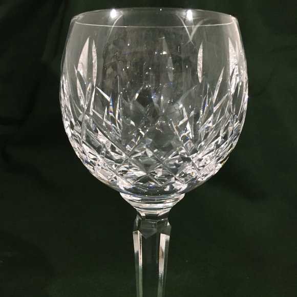 Waterford Crystal Lismore Balloon Hock Wine Glass 7 1/2 x 3 D" Signed Vintage - Picture 3 of 5